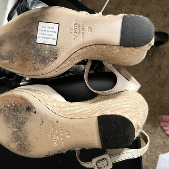 Valentine Faravsni Beuge 37 Platform Espedrile Sandals - Picture 8 of 10